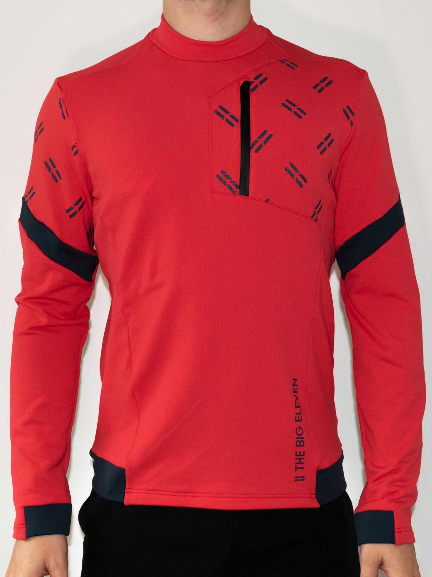 NOOK Red Logo activewear sweater