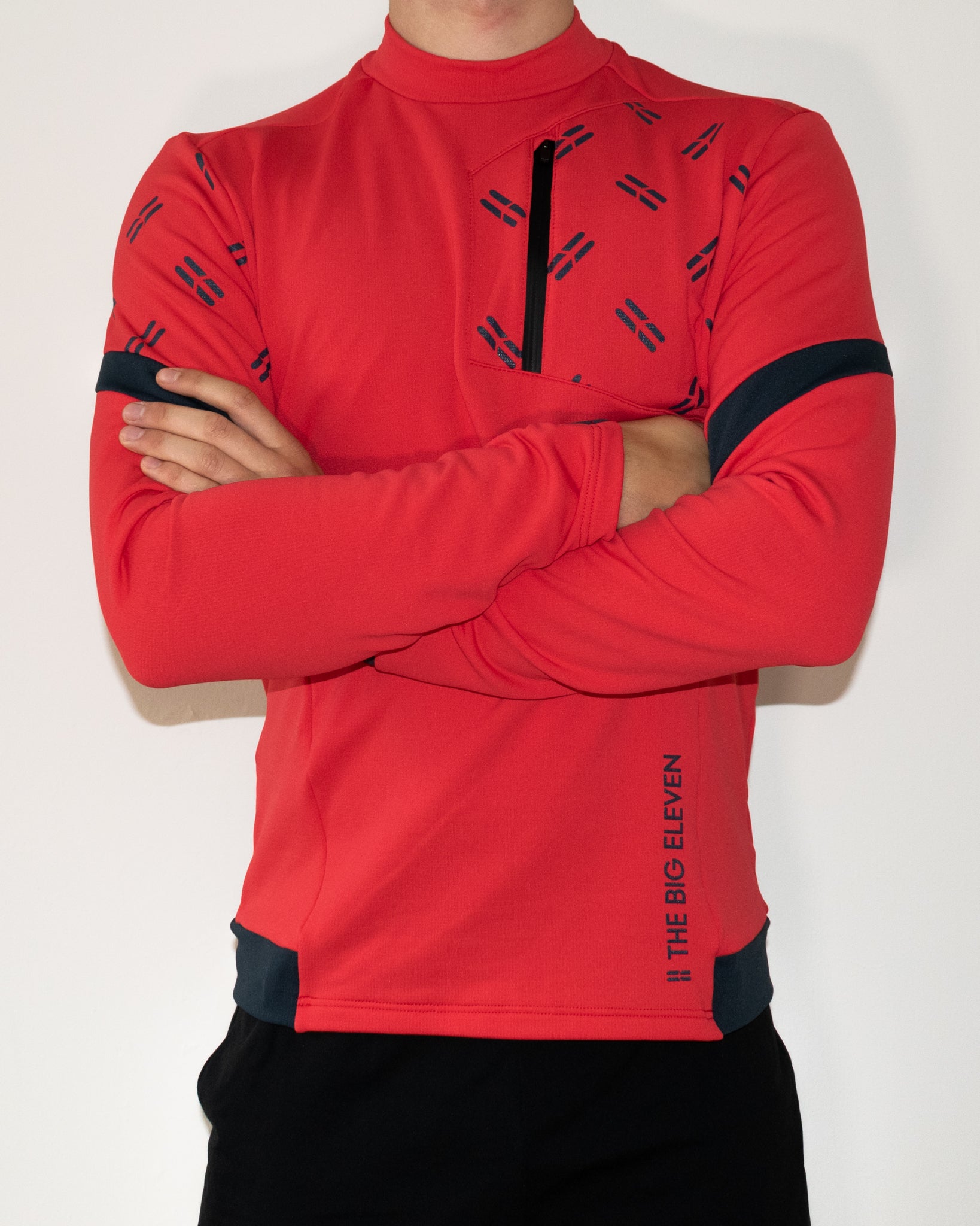 NOOK Red Logo activewear sweater