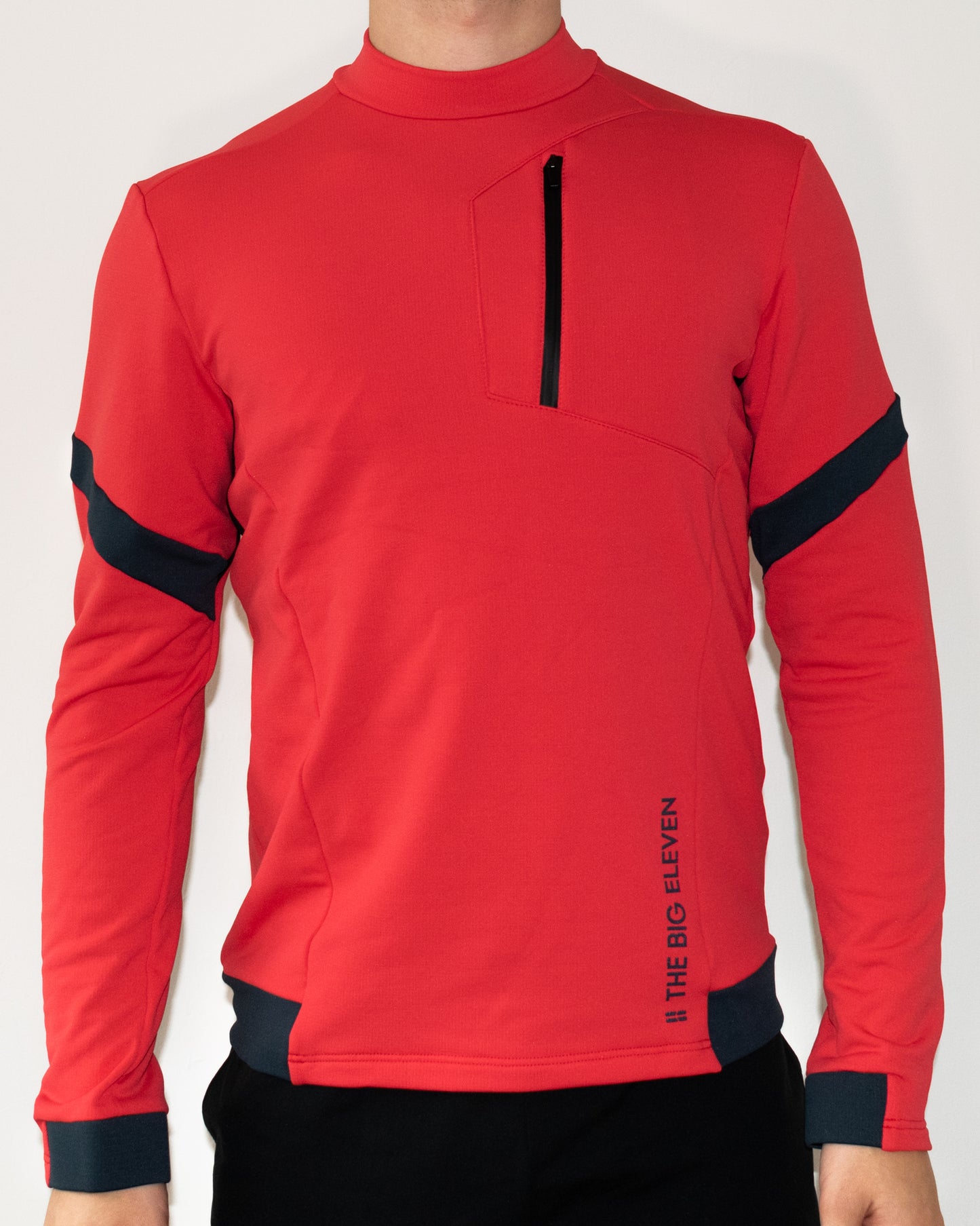 NOOK Red Plain activewear sweater